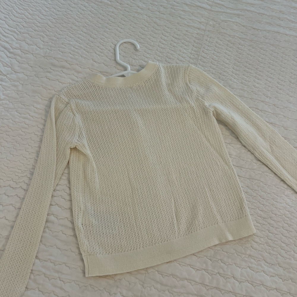 Gap Kids, Girls’ Cream Light-weight Sweater, Size Small - Picture 6 of 6